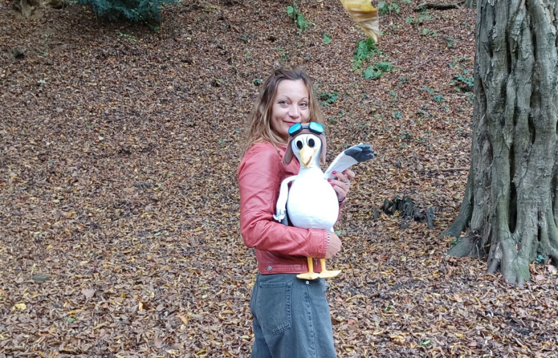 Martina je biologinja koja je postala spisateljica, a ona i njezin galeb Marko sada su 'odletjeli' na Interliber