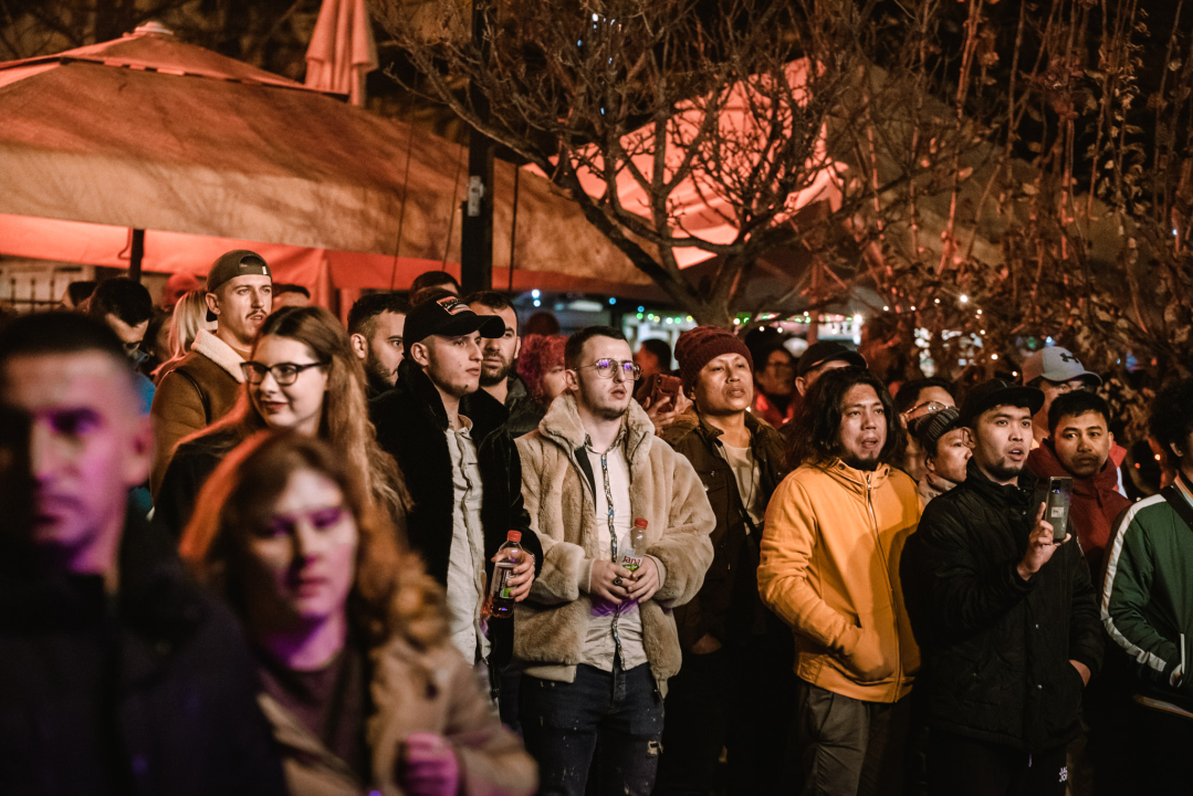 Parkić je Novu dočekao uz zagrebački pop rock Band Bang Bang  
