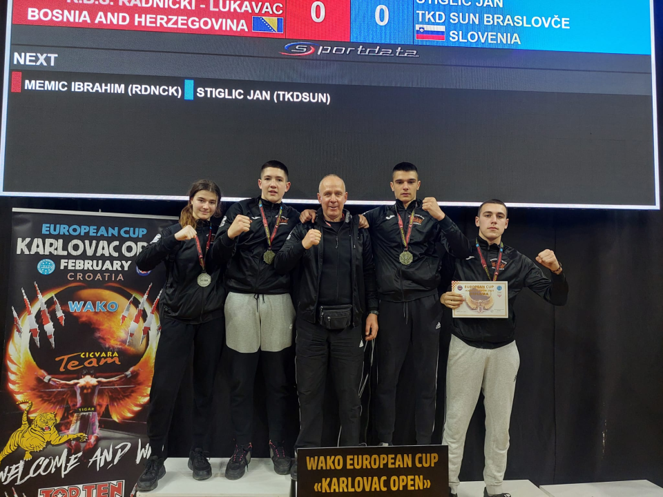 Četiri bronce za Kickboxing klub Petar Krešimir IV. na Europskom kupu u Karlovcu 