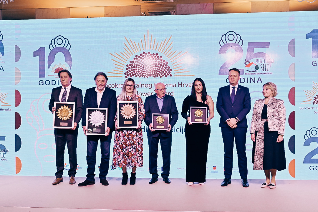 Suncokret ruralnog turizma osvojili vinarija Testament, agroturizam Marcelovi Dvori i OPG Marko Duvančić