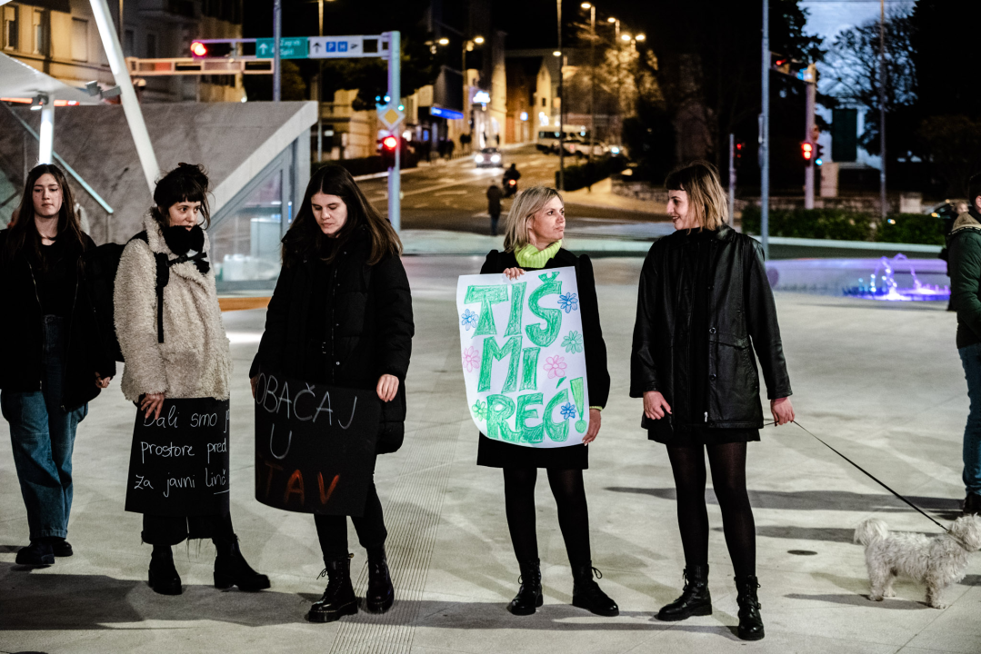Marš u Šibeniku u povodu Dana žena:  'Dali smo javne prostore pred bolnicama za javni linč žena'