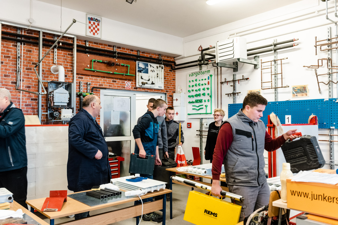 U Industrijsko-obrtničkoj školi Šibenik Međužupanijsko natjecanje učenika u disciplini 'Kućne instalacije' 