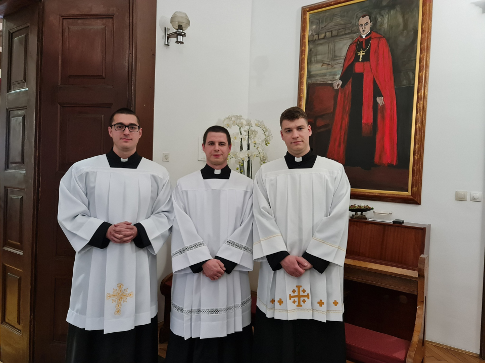 Bogoslov Robert Maretić primio kandidaturu za đakonat i prezbiterat