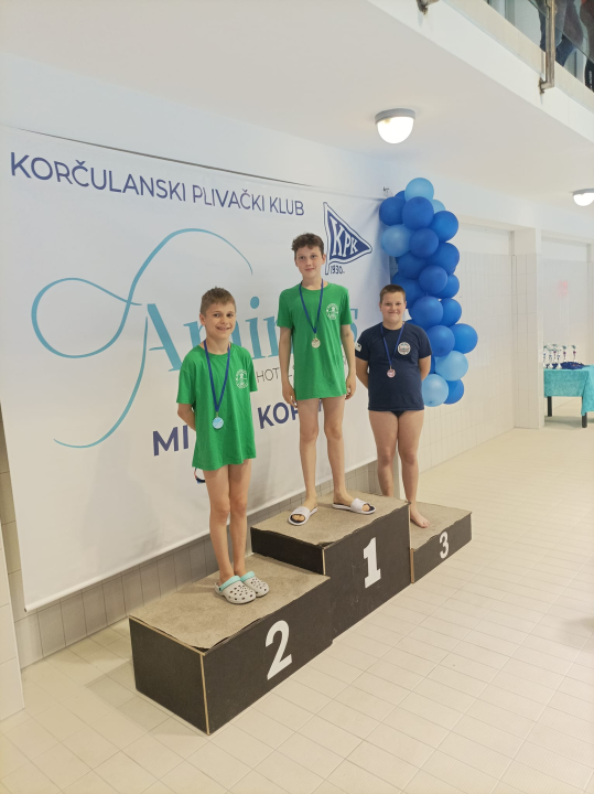 Sjajni rezultati za Plivački klub 'More' na mitingu Korkyra na otoku Korčuli