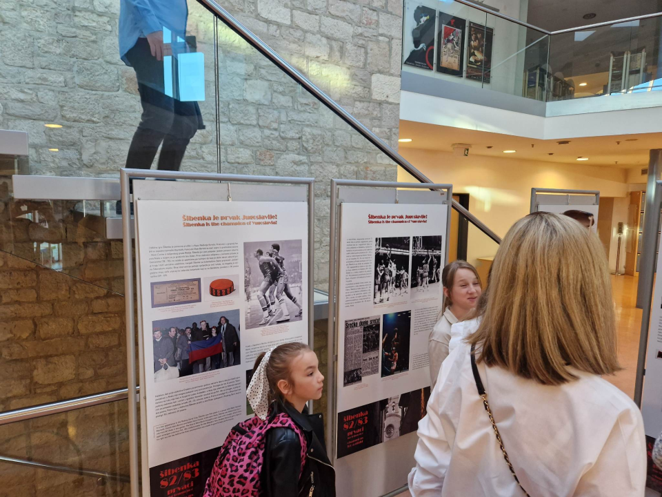 'Šibenka 82/83- prvaci na jednu noć': Otvorena izložba o legendarnoj utakmici 1983. godine