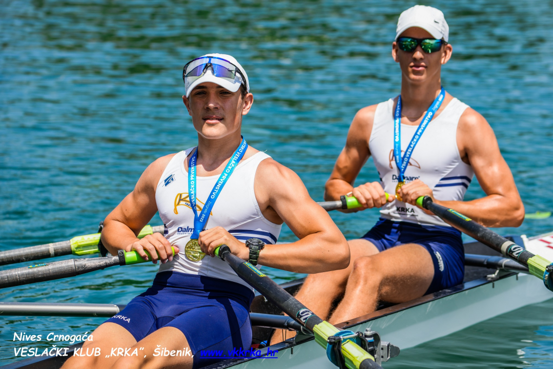 Veslači i veslačice VK 'Krka' sa 30. Hrvatskog veslačkog prvenstva se vratili s devet medalja  