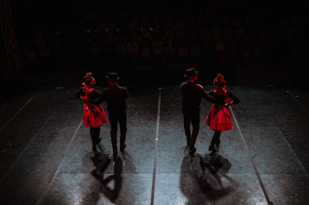 Raskoš i sjaj Ansambla Lado na Tvrđavi sv. Mihovila: Bogatstvo nošnji i spektakularni plesovi oduševili šibensku publiku