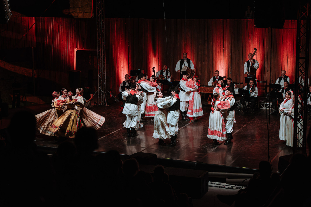 Raskoš i sjaj Ansambla Lado na Tvrđavi sv. Mihovila: Bogatstvo nošnji i spektakularni plesovi oduševili šibensku publiku