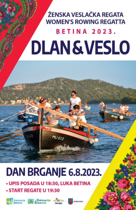 Ne propustite feštu u Betini: Regata Dlan &amp; veslo pa vrhunski koncerti i vatromet! 