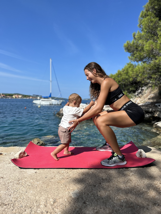 Antonia svojim primjerom pokazuje da se trenirati može i uz malu bebu: 'Svi nađu vremena za bitno'