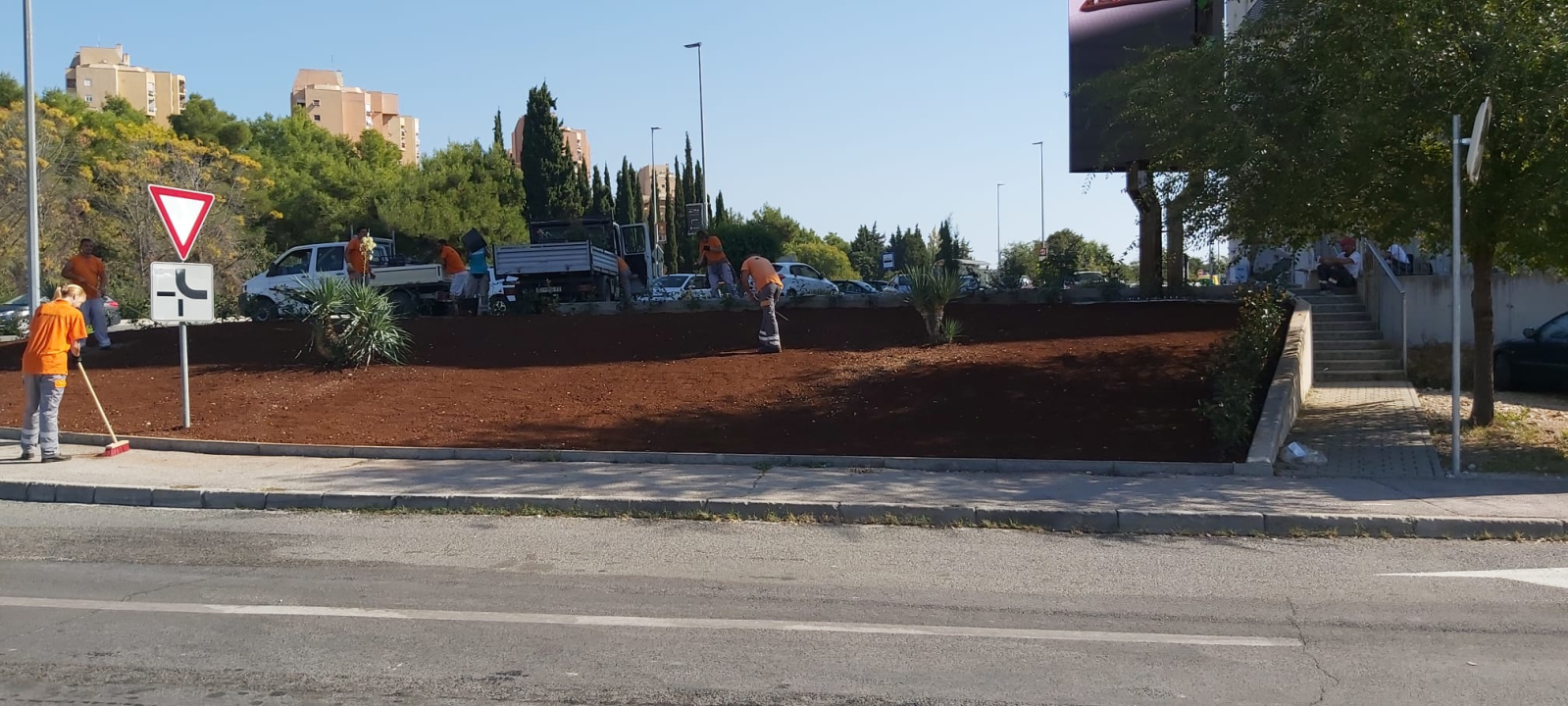 Zeleni grad Šibenik nastavlja s uljepšavanjem kvartova: Na Biocima posađene Yucca i Photinia 