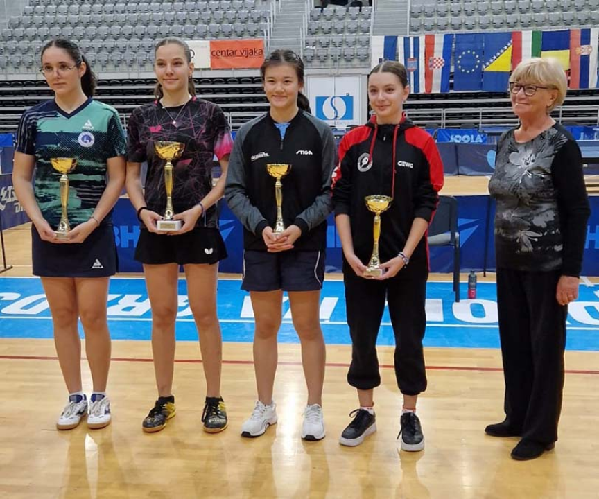 Šibenska stolnotenisačica Franka Miškić iz Osijeka se vratila s dva treća mjesta 