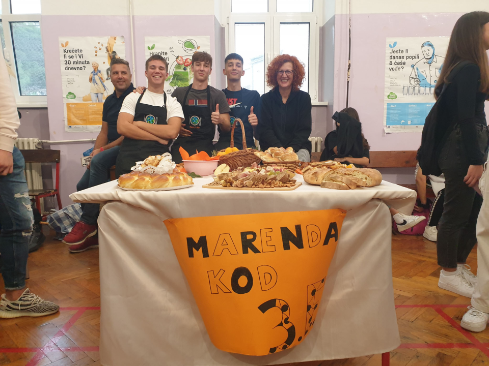 Dani kruha održani u Ekonomskoj školi Šibenik: Dio hrane doniran Caritasu