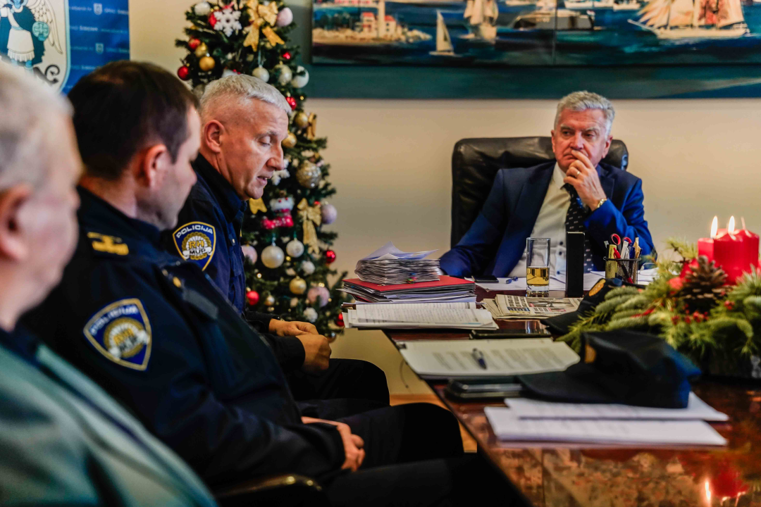 Održana sjednica Odbora za prevenciju kriminaliteta u Šibeniku: 'Živimo u sigurnom gradu'