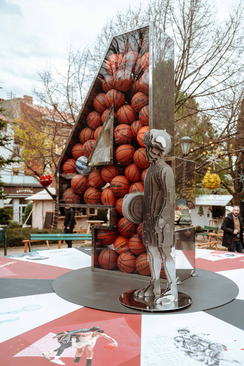 Umjetnička instalacija u spomen na Dražena Petrovića svečano otkrivena u đardinu