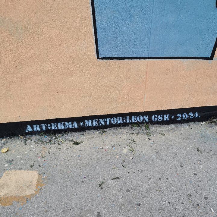 Dva murala u dvorištu gimnazije na 80 kvadrata zida: Grafiti kao umjetnost, a ne vandalizam