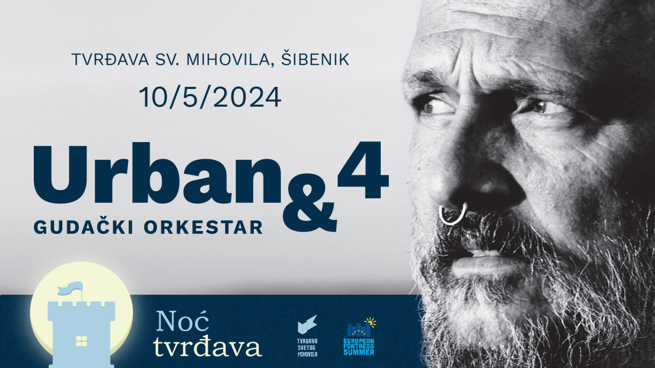Urban &amp; 4 i gudački orkestar na šibenskoj Tvrđavi sv. Mihovila za Noć tvrđava