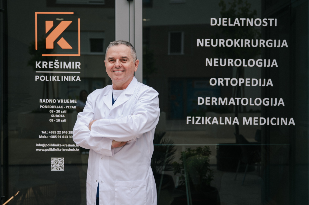 Prof. dr. sc. Krešimir Rotim: Neurokirurgija je danas prešla u SF, a Šibenik je moje poslovno i obiteljsko opredjeljenje 
