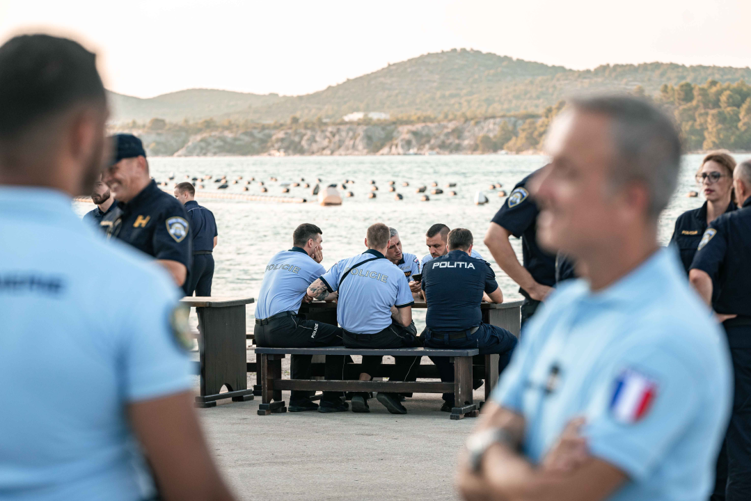 Na Martinskoj se okupili policajci, a Božinović poručio: 'Jedna smo od najsigurnijih zemalja na svijetu'