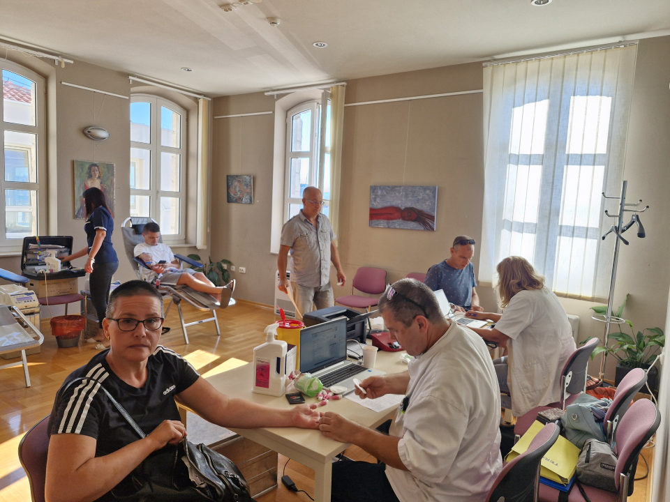 Prvi put s 23 godine: Vodičanin Robert Pašara danas po stoti put darovao krv