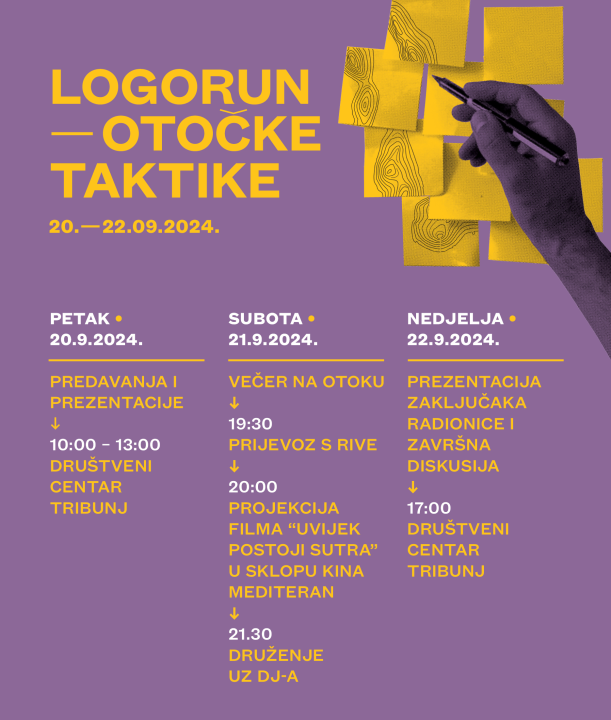 U Društvenom centru Tribunj počinje radionica 'Logorun - Otočke taktike'