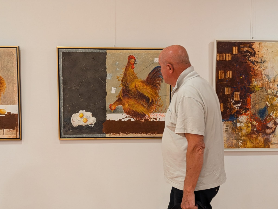 U knjižnici otvorena izložba Ante Bergama Momina