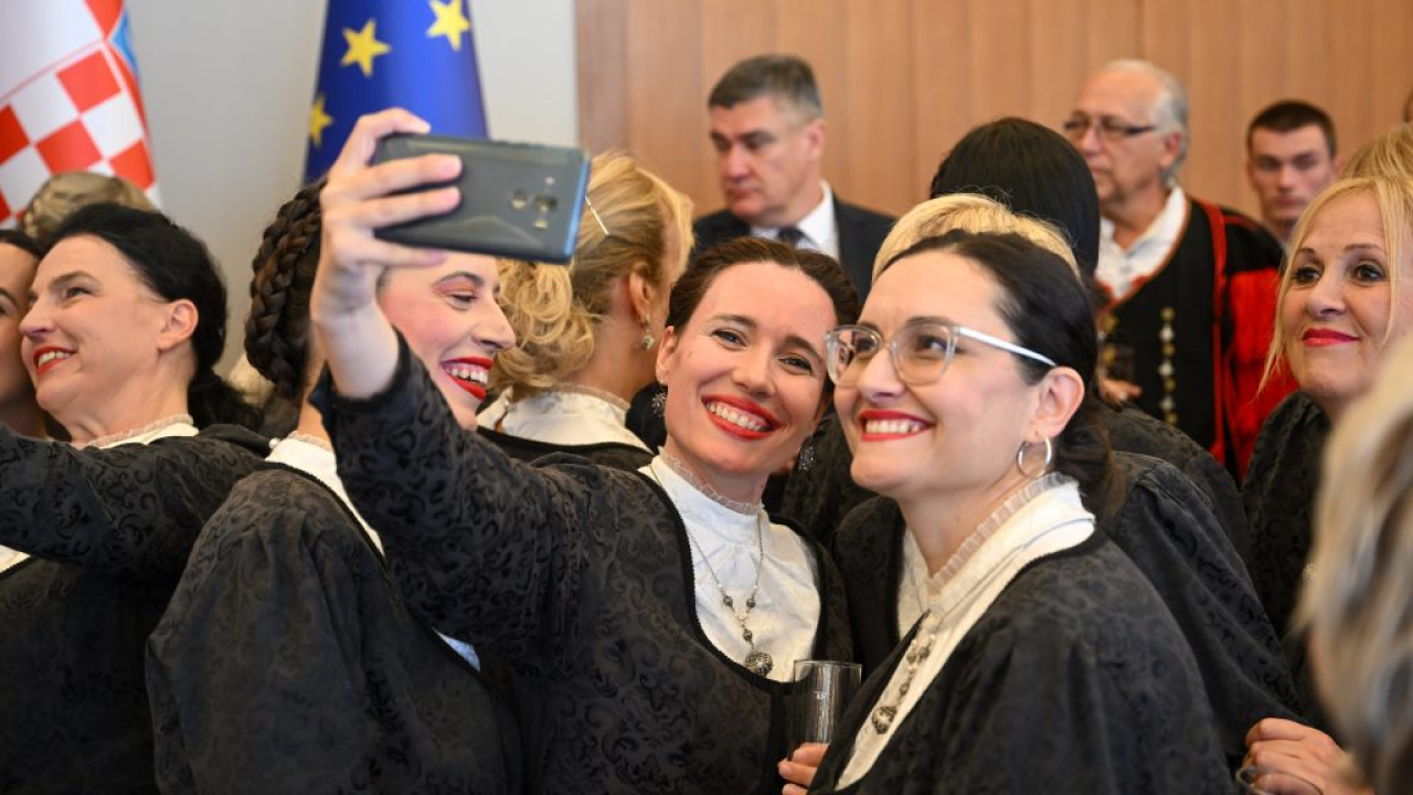 Šibenski 'Kolaši' u posjetu predsjedniku Milanoviću