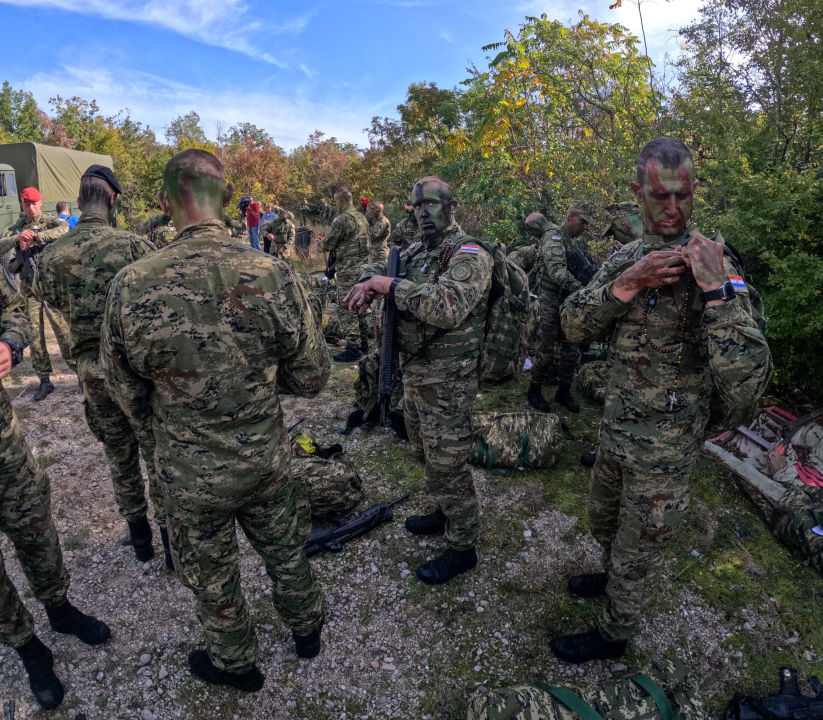 Novi vođe Hrvatske vojske završili hodnju do Knina dugu 88 kilometara