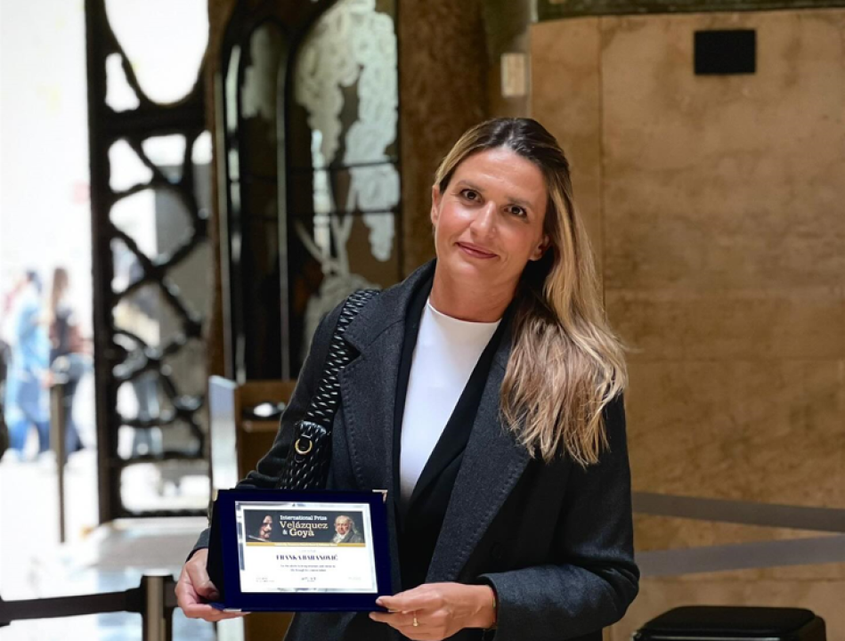 Franki Baranović u Barceloni dodijeljena prestižna nagrada Velázquez i Goya 
