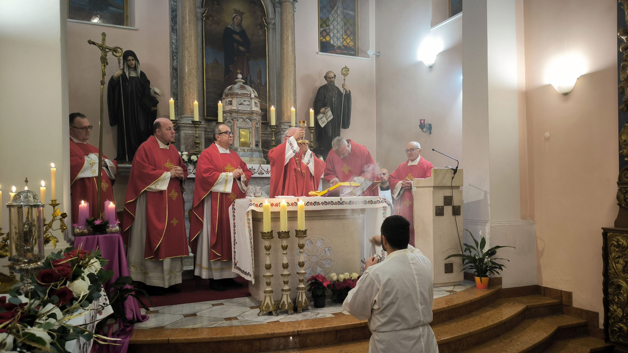 U samostanskoj crkvi benediktinki  proslavljen blagdan sv. Luce
