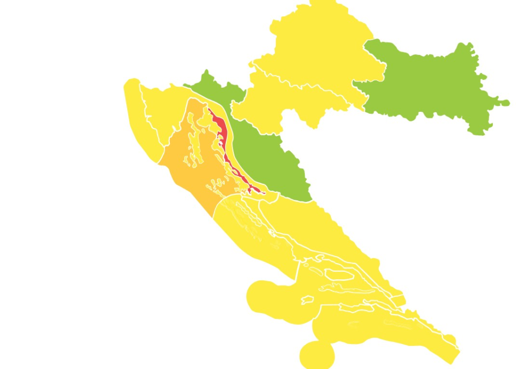 Danas sunčano do 14 stupnjeva, sutra orkanska bura