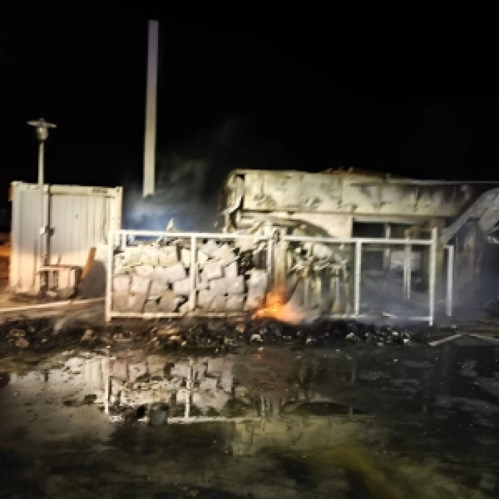 Noćas je izgorila benzinska pumpa u Tribunju