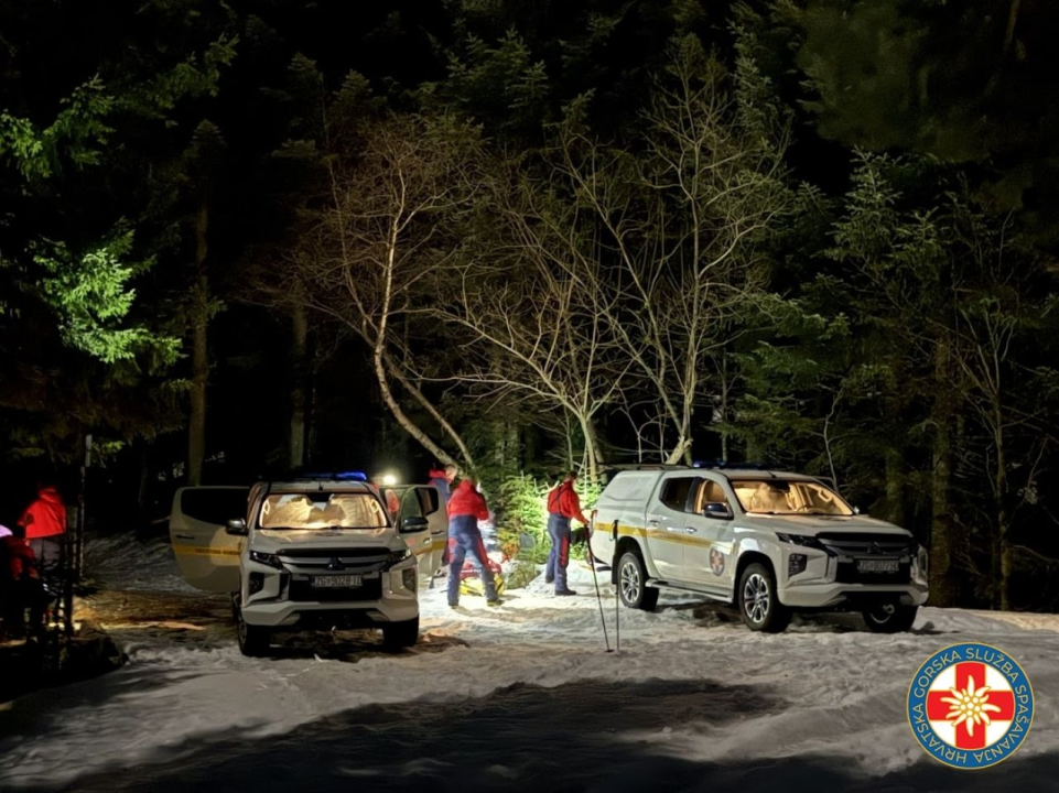 HGSS stanica Šibenik održala zimsku vježbu na Čvrsnici 