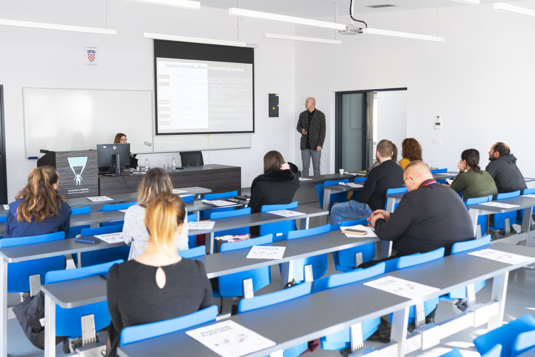 Na Veleučilištu u Šibeniku održana radionica ‘Od ideje do uspješnog poslovanja’