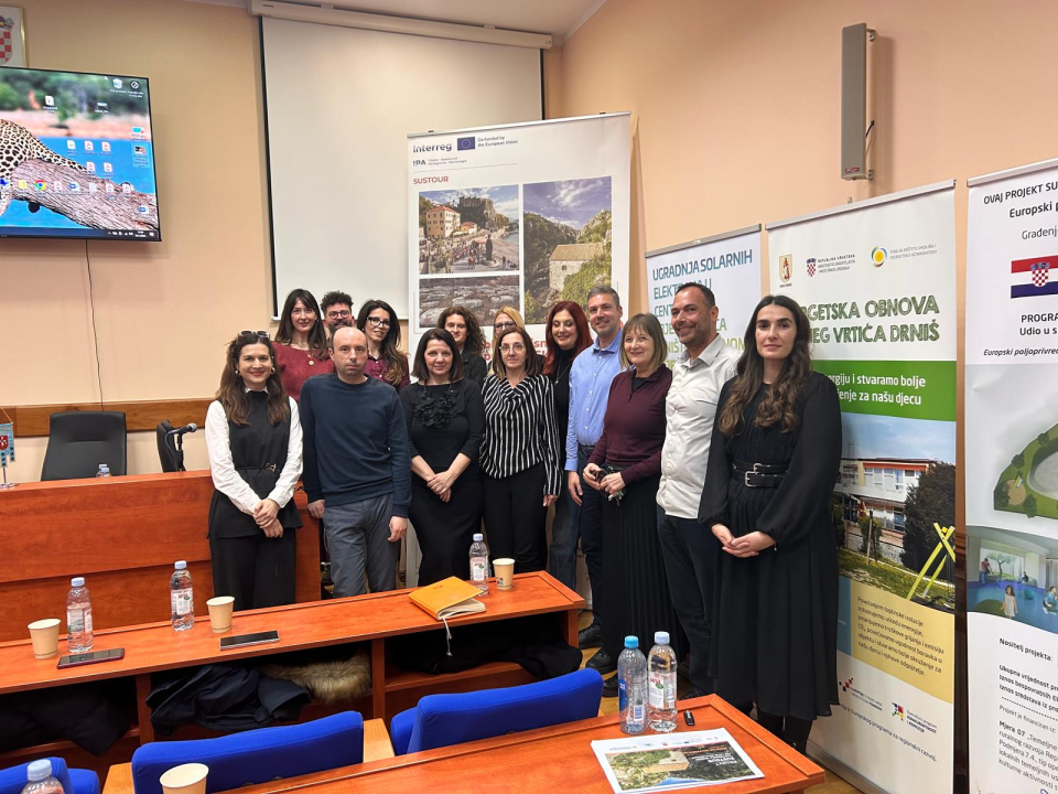 Održivi turizam za lokalni razvoj: U Drnišu održana početna konferencija projekta SUSTOUR