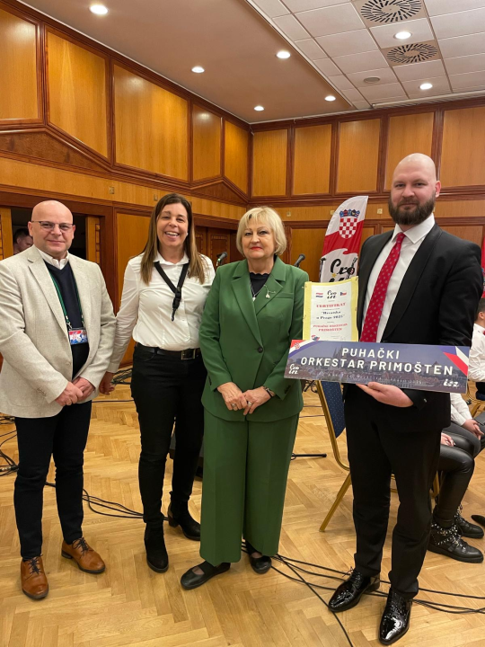 Puhački orkestar Primošten na festivalu u Pragu poslao poruku mira i zajedništva cijelom svijetu