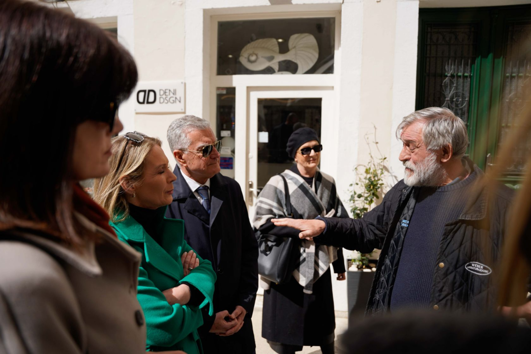 Burić i Mileta u obilasku obnovljenih arhitektonskih detalja u Šibeniku