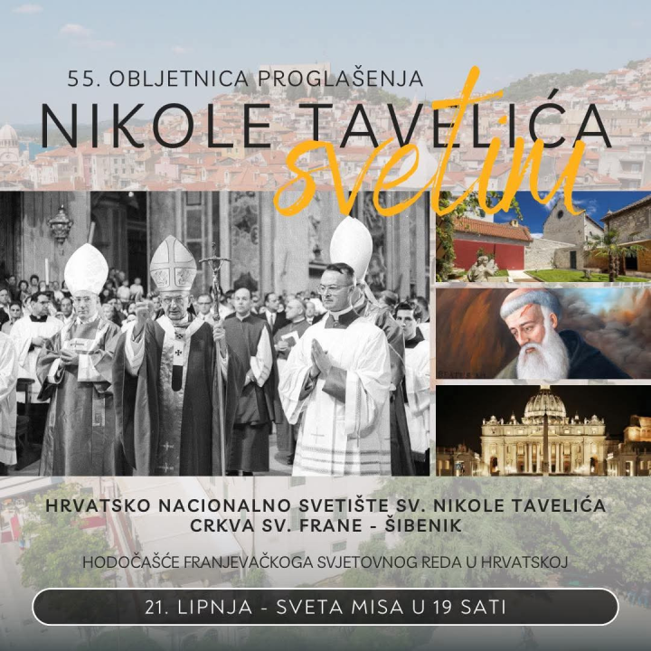 Šibenik obilježava 55. obljetnicu kanonizacije sv. Nikole Tavelića