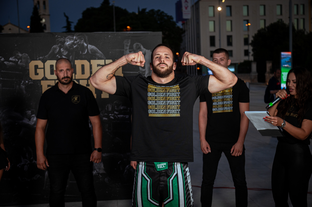 FOTO Pogledajte kako je izgledalo predstavljanje Golden Fight boraca na Poljani