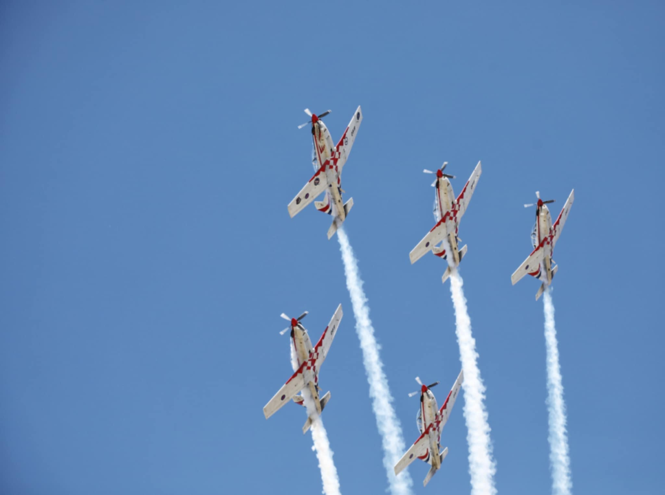 Impresivna 'Krila Oluje' i prelet Rafalea iznad Kninske tvrđave 