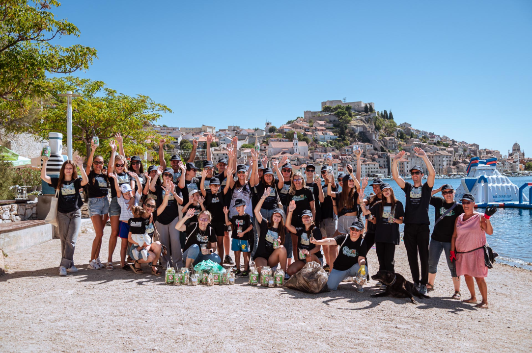 FOTO Šibenik danas pokazao svoje zeleno srce: Održana akcija EU Beach Cleanup 2025.