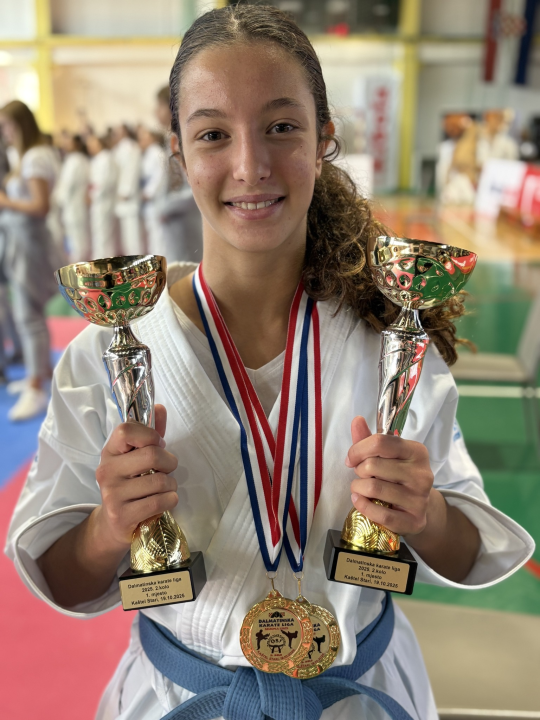 KK Okit najuspješniji klub Dalmatinske karate lige u Kaštelima