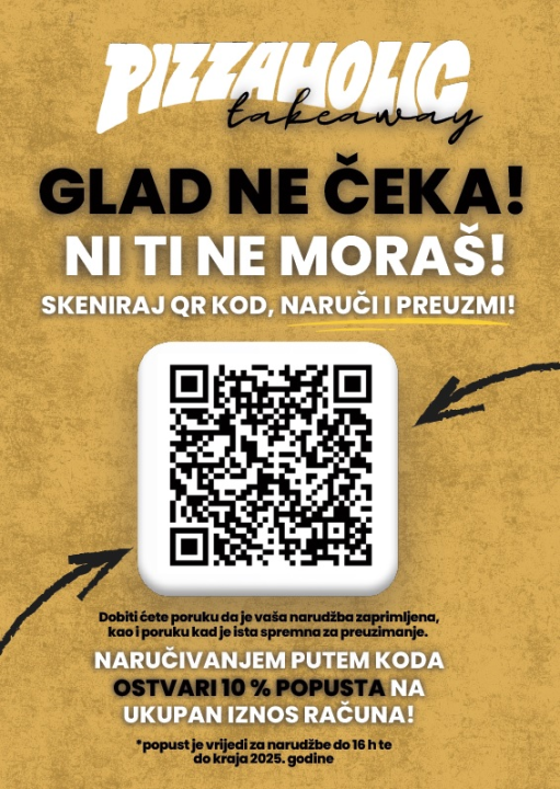 FOTO Znate li da u Pizzaholicu možete pokupiti najbržu marendu u gradu?