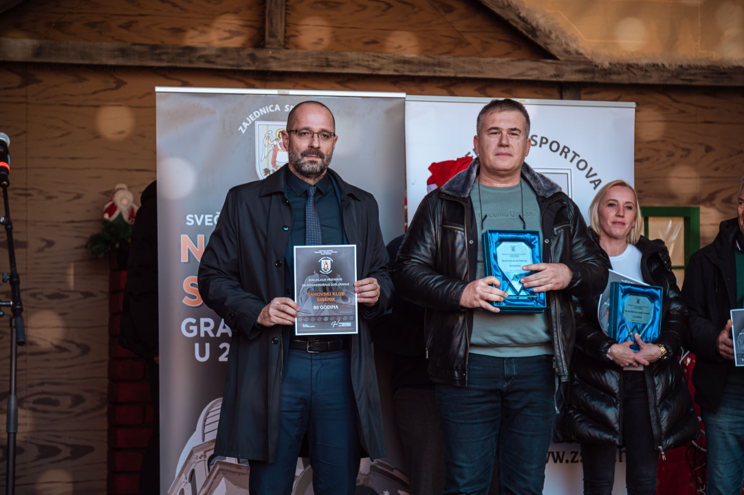 FOTO Sportski laureati Šibenika u 2025-oj: Roko Zorić, Kiara Radnić, Stipe Bralić, košarkašice i vaterpolisti