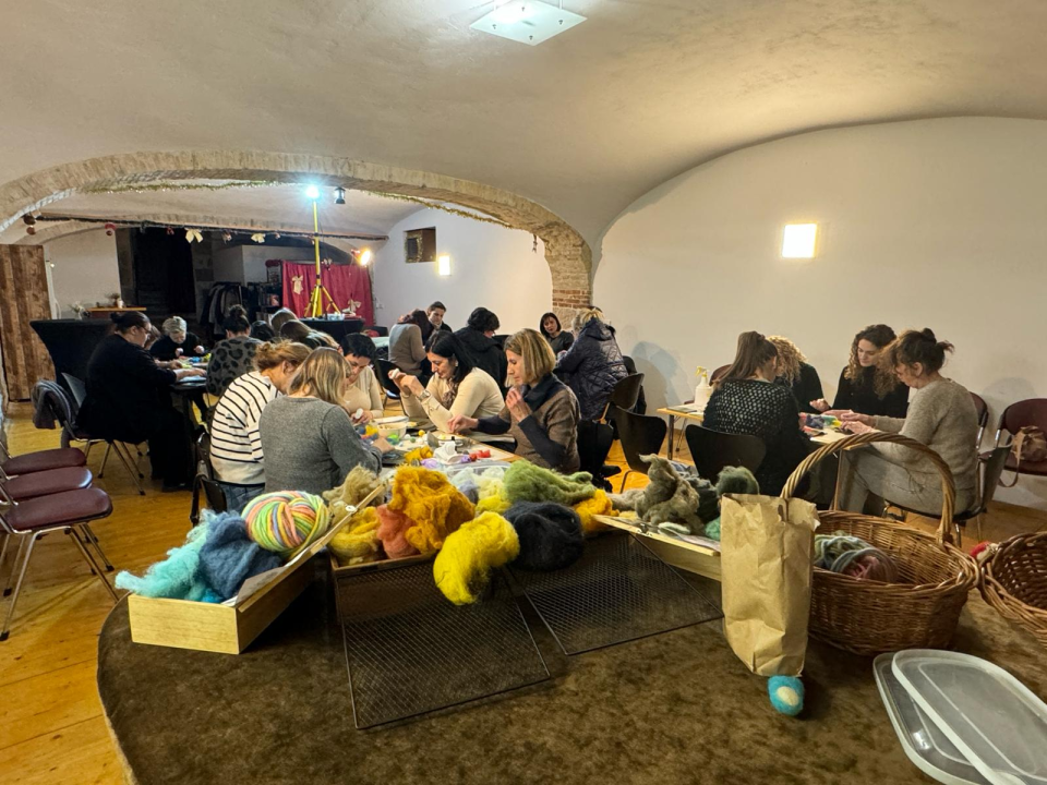 'Visianijev vuneni vrt': Održana radionica filcanja za odrasle 