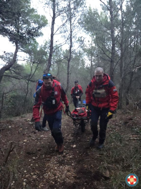 Vježba potrage šibenskih HGSS-ovaca na području Rokića, Šubićevca i Kamenara