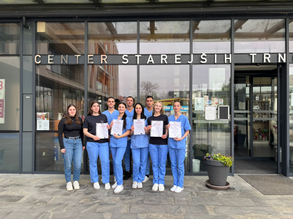 Učenici šibenske Medicinske škole završili praksu u Sloveniji