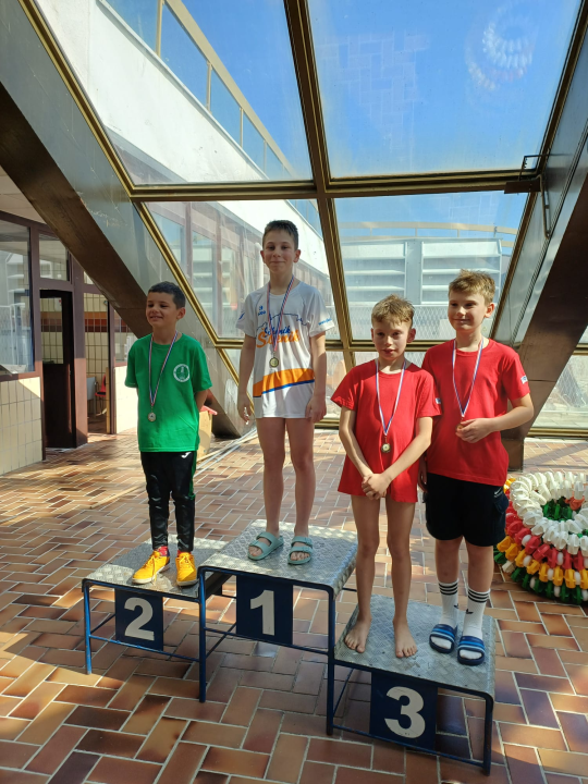 FOTO Plivačima Šibenika dva zlata, tri srebra i četiri bronce na Otvorenoj splitskoj ligi