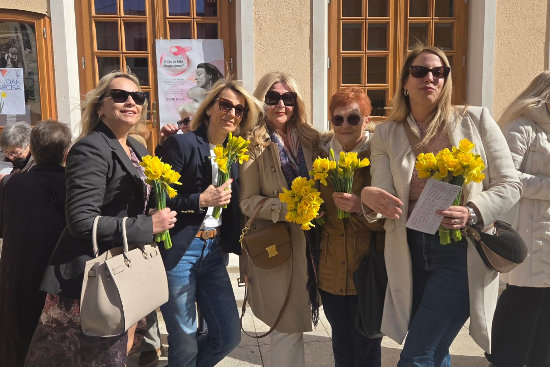 Šibensko-kninska županija obilježila Dan narcisa: Rano otkrivanje raka ključ za izlječenje