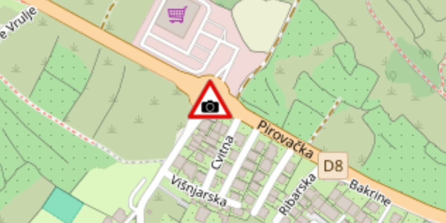 Interaktivna mapa: Evo svih lokacija prometnih kamera u Šibensko-kninskoj županiji